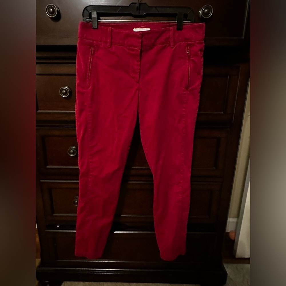 Loft pants. Crimson color
